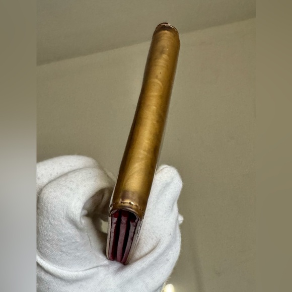 Gold And Pink Dior Card Holder Wallet - Patent Leather Oblique Pattern - Picture 8 of 16